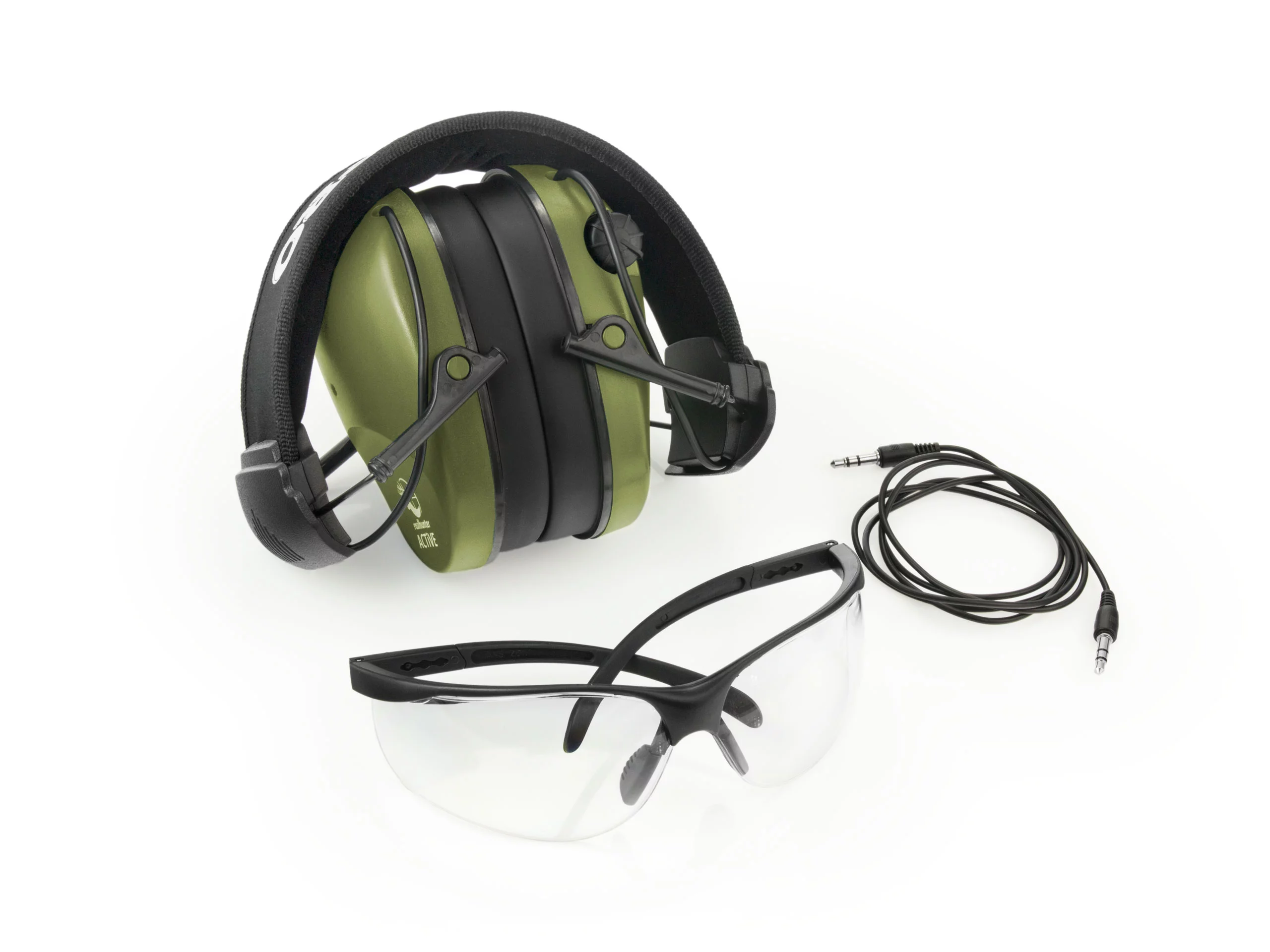 Słuchawki RealHunter Active PRO oliwkowe + okulary (LE-401B+LG3048 olive) - widok 4