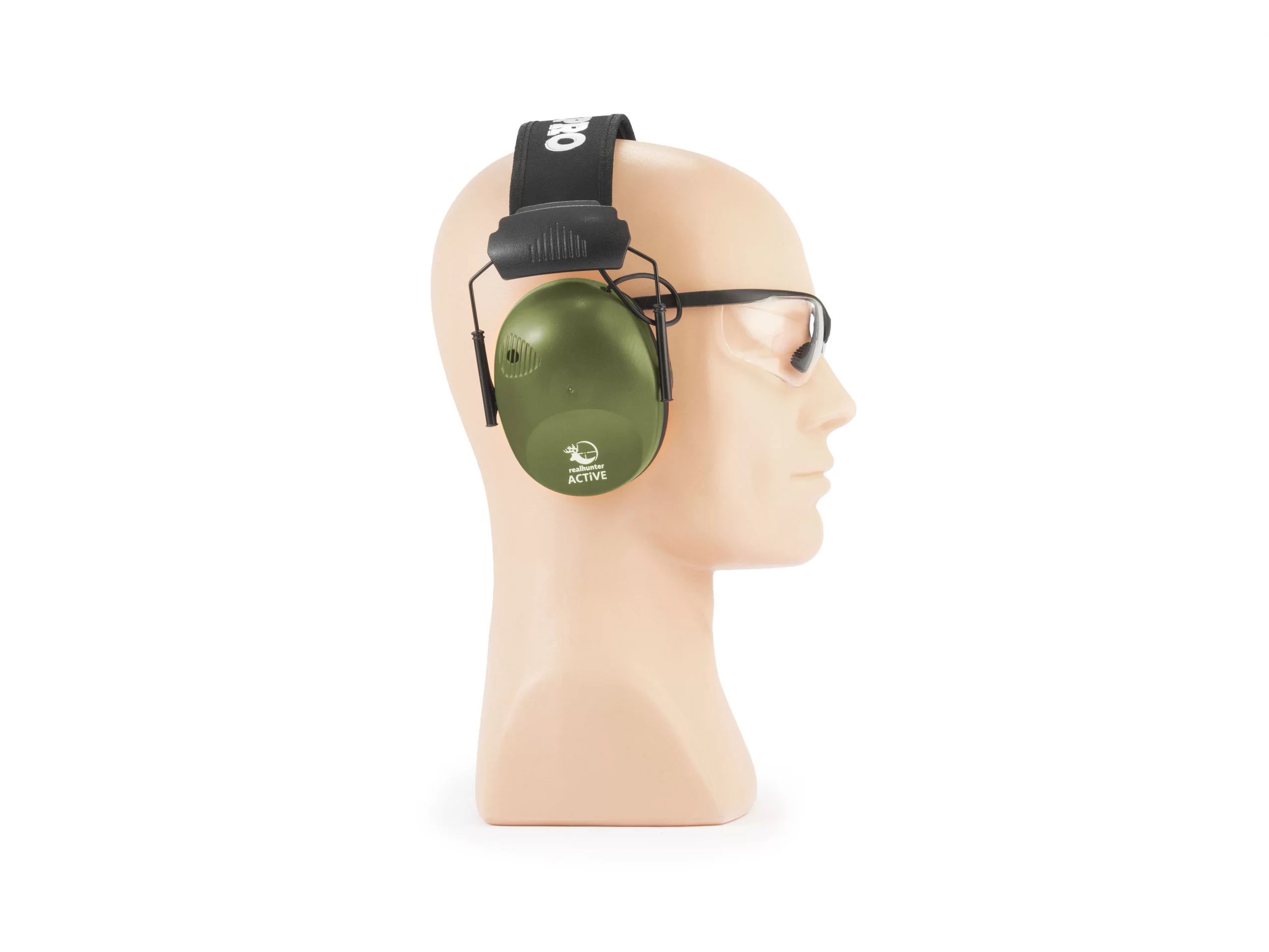 Słuchawki RealHunter Active PRO oliwkowe + okulary (LE-401B+LG3048 olive) - widok 8
