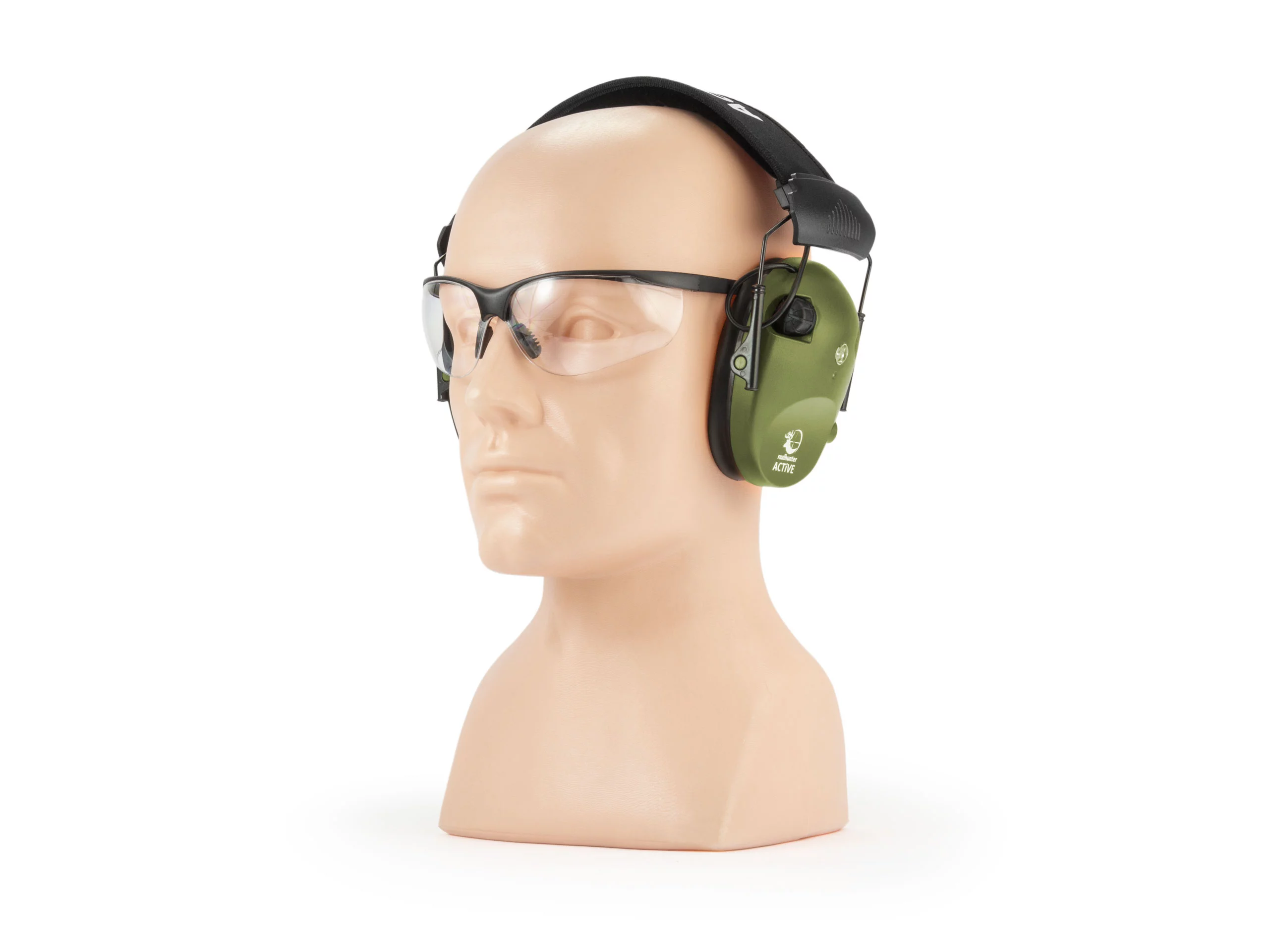 Słuchawki RealHunter Active PRO oliwkowe + okulary (LE-401B+LG3048 olive) - widok 6