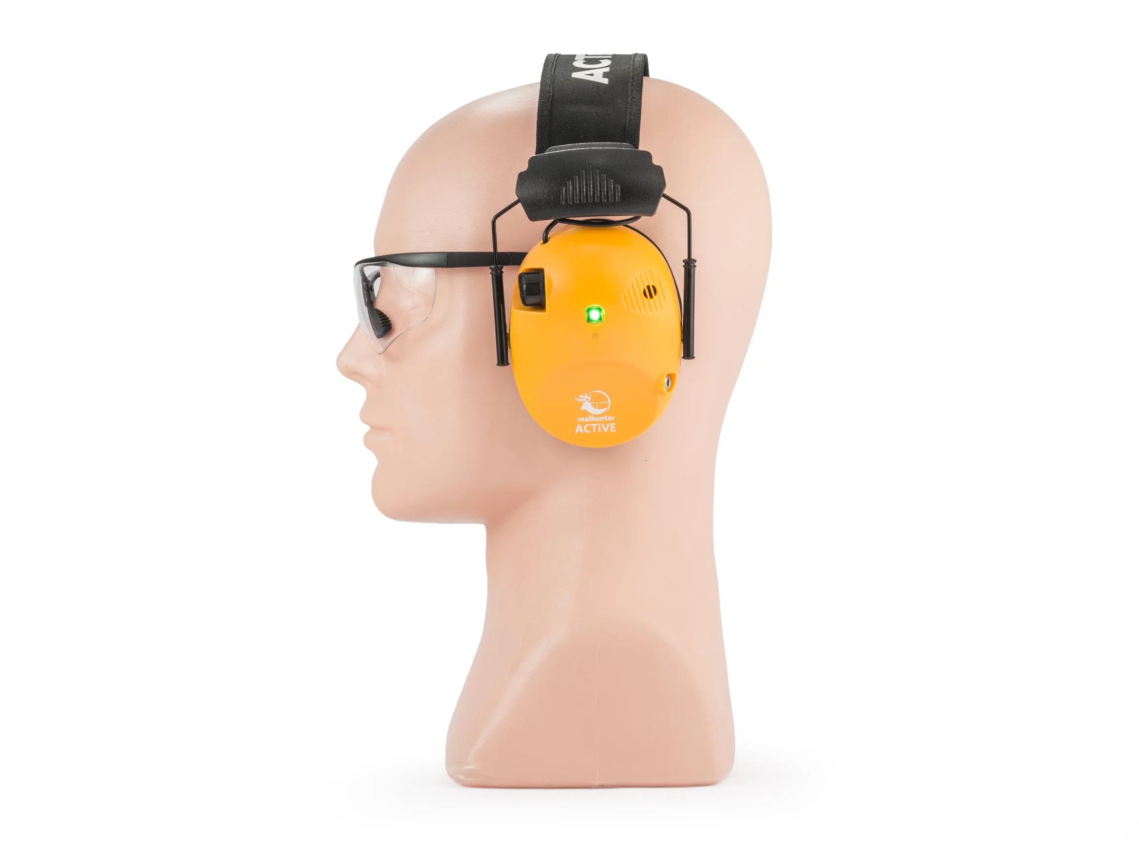 Słuchawki RealHunter Active PRO pomara. + okulary (LE-401B+LG3048 orang) - widok 4