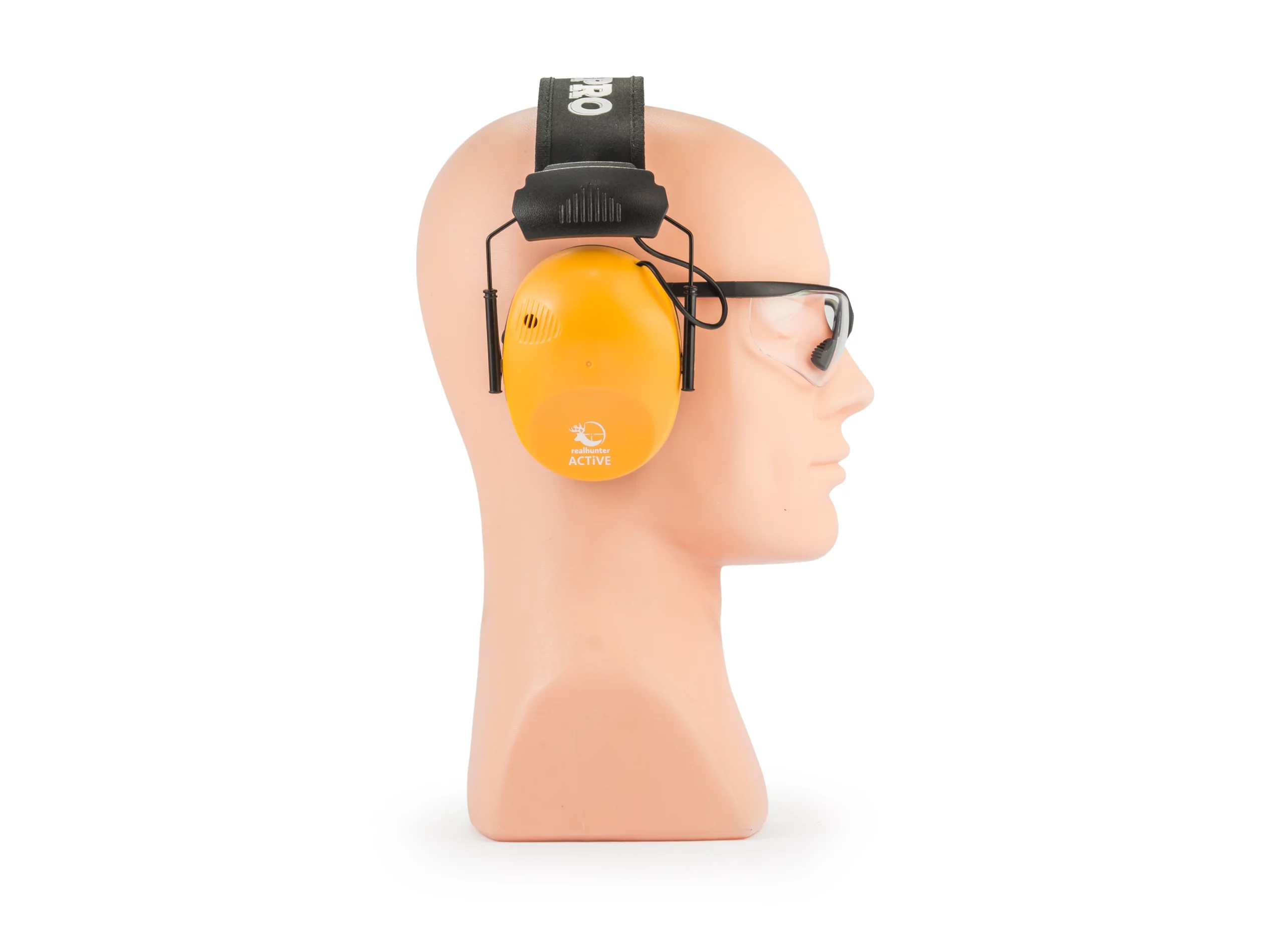 Słuchawki RealHunter Active PRO pomara. + okulary (LE-401B+LG3048 orang) - widok 6
