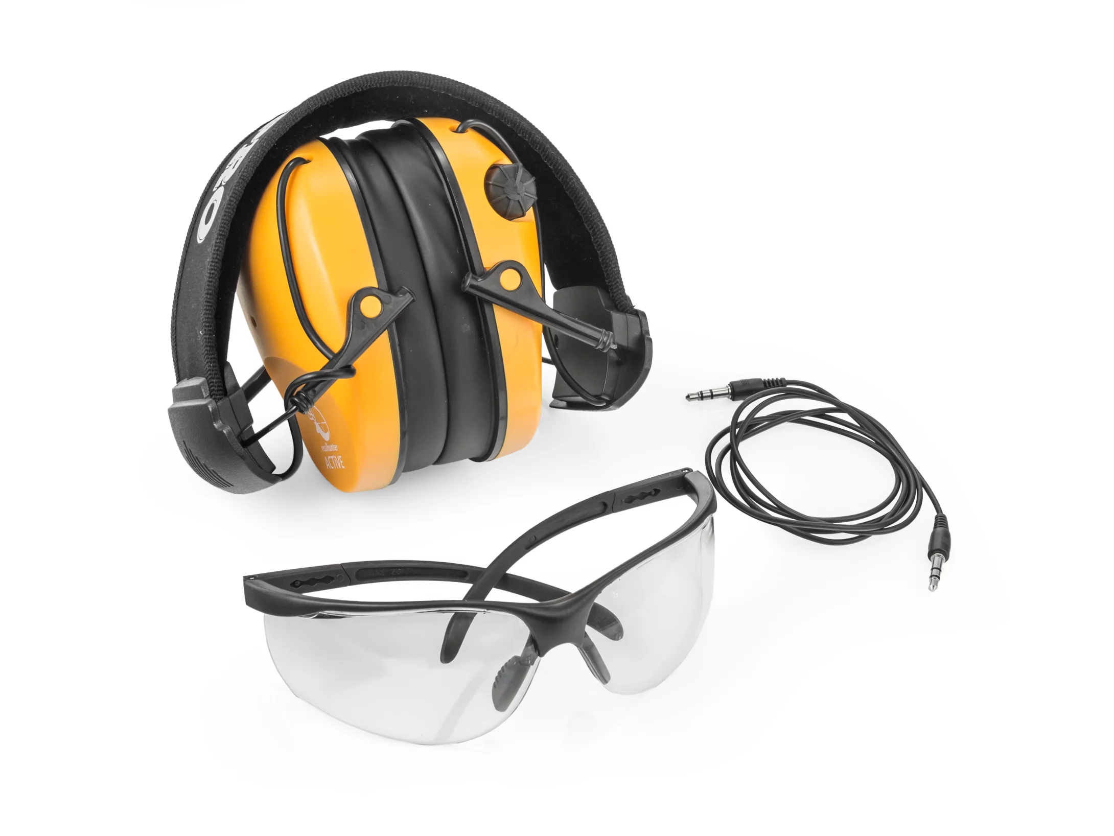 Słuchawki RealHunter Active PRO pomara. + okulary (LE-401B+LG3048 orang) - widok 7