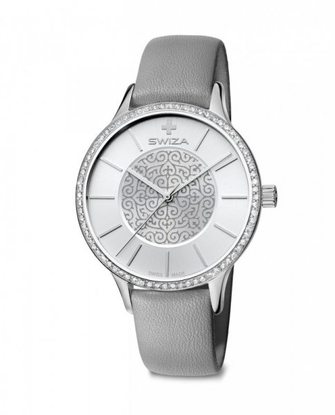 Zegarek damski Swiza Stella, Sst, silver, grey WAT.0631.1005