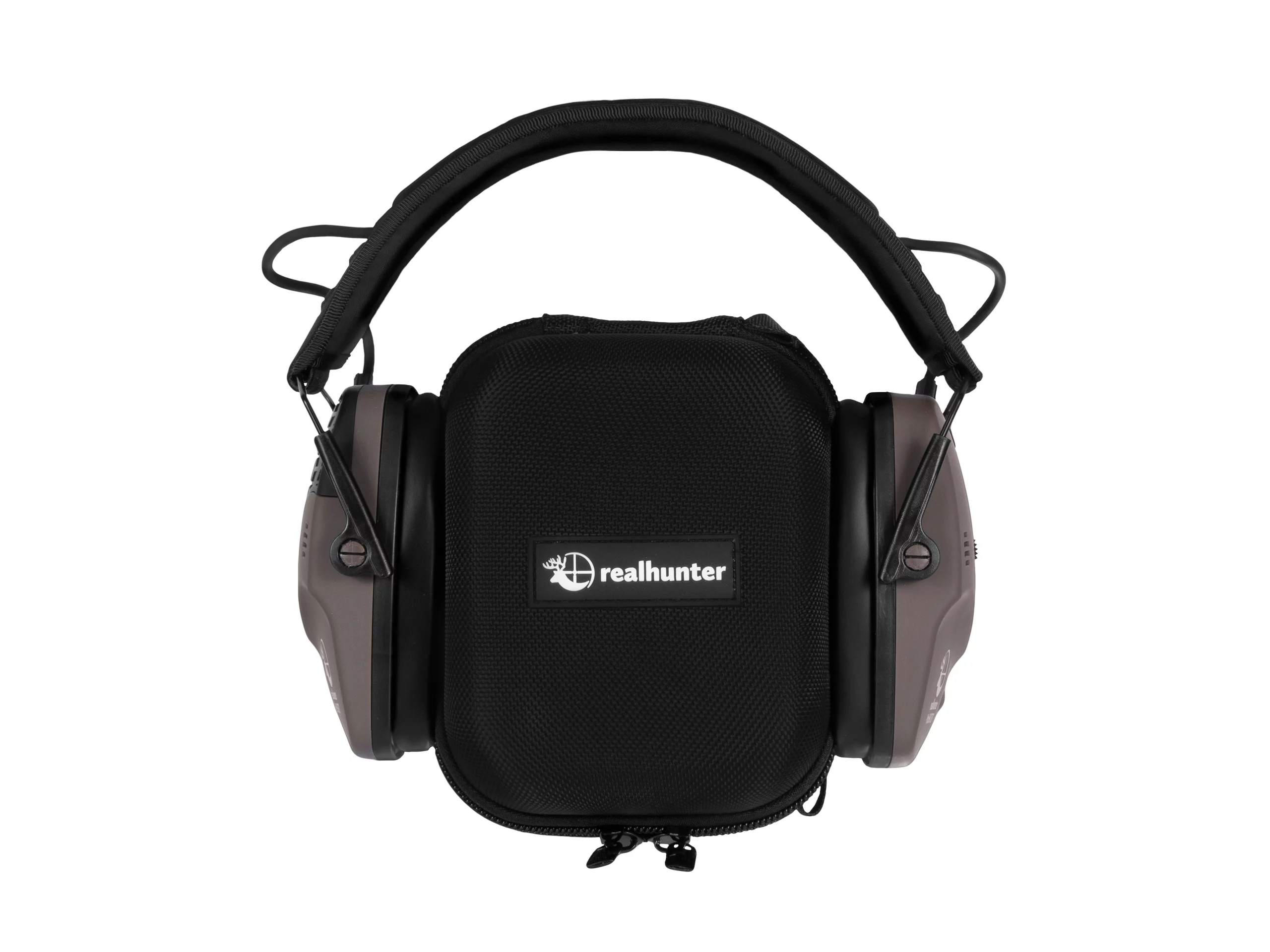 Słuchawki RealHunter Active ProSHOT BT brązowe (EM030 brown / tan) - widok 3