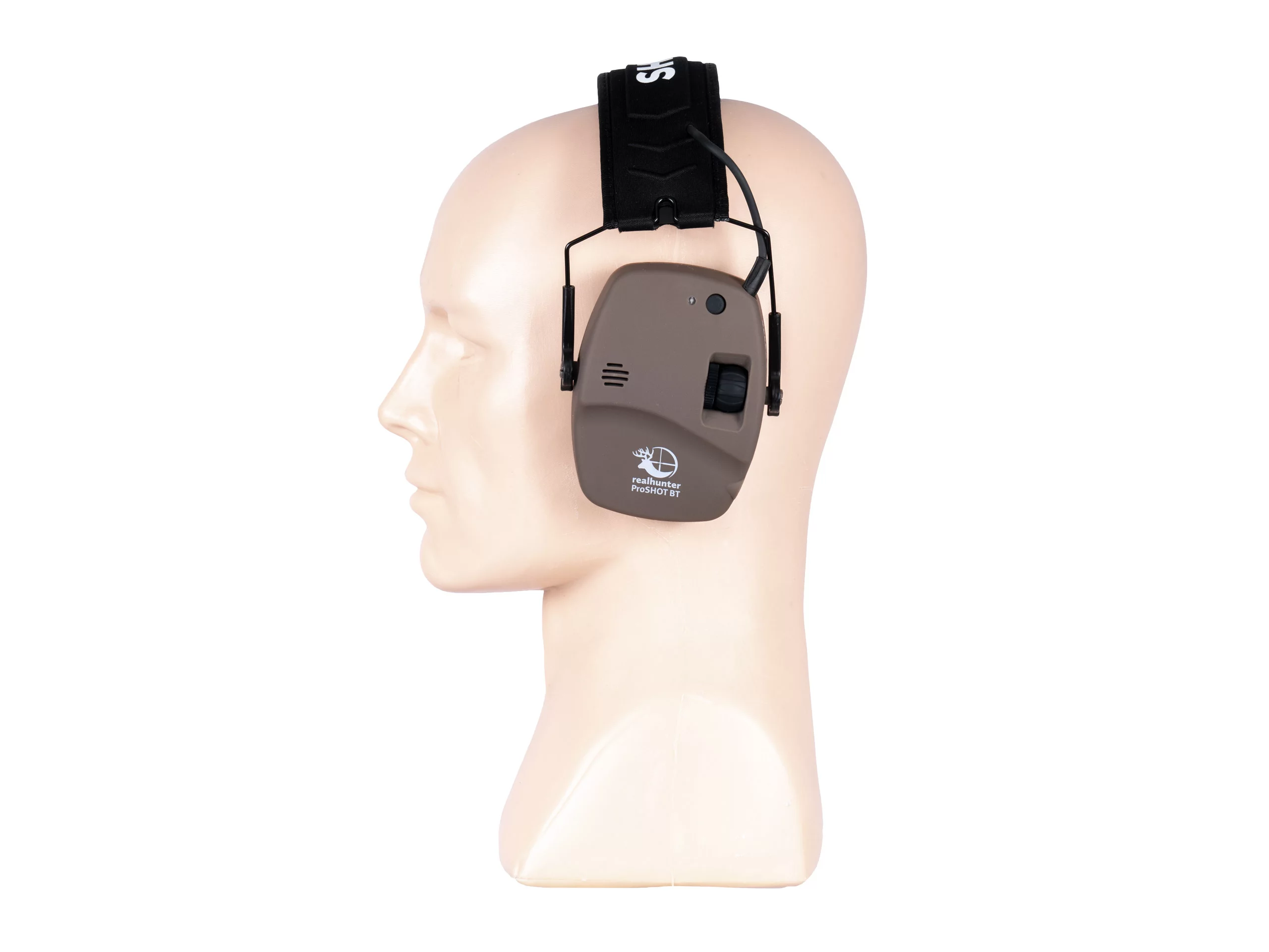 Słuchawki RealHunter Active ProSHOT BT brązowe (EM030 brown / tan) - widok 6