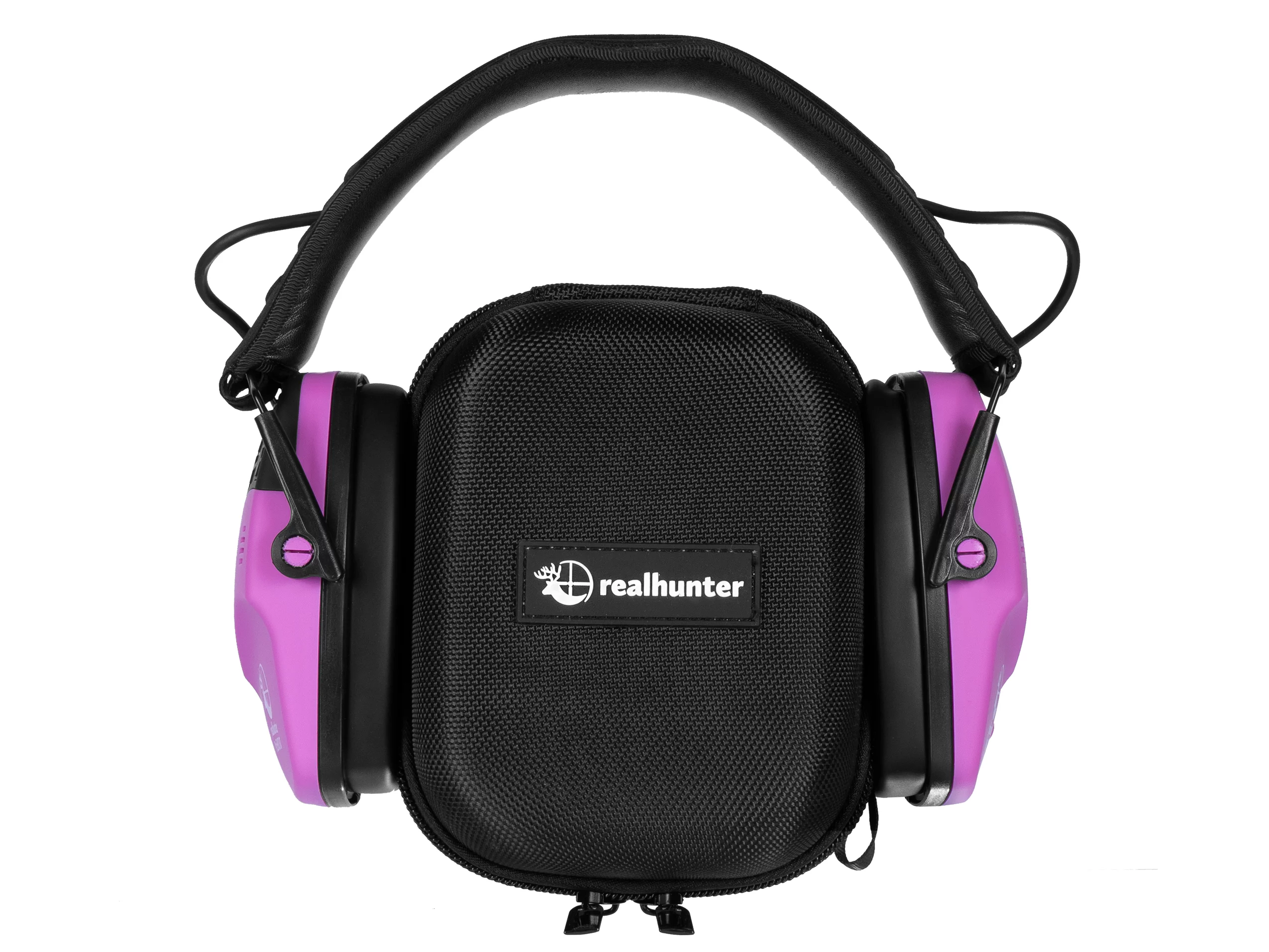 Słuchawki RealHunter Active ProSHOT BT różowe (EM030 pink) - widok 2
