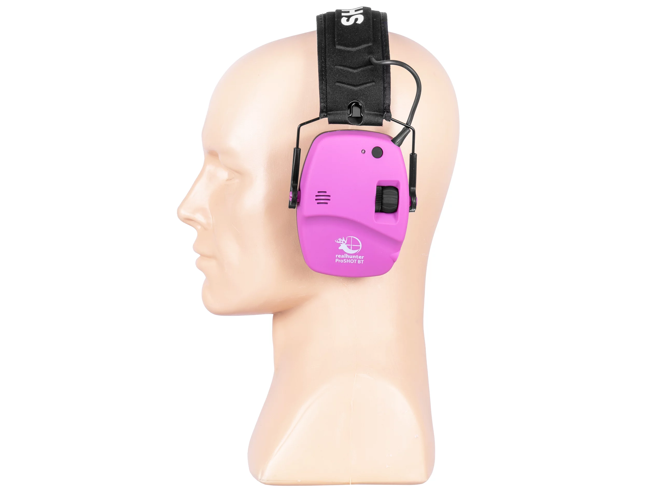 Słuchawki RealHunter Active ProSHOT BT różowe (EM030 pink) - widok 5