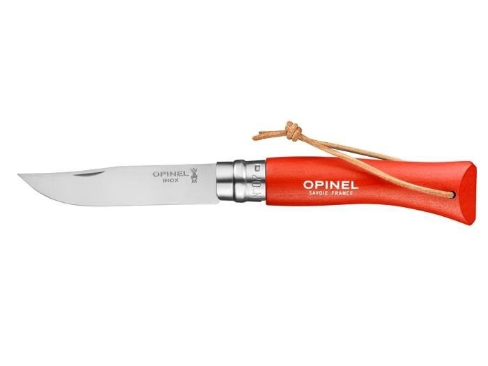 Opinel Nóż Colorama 07 Orange rzemień 002208