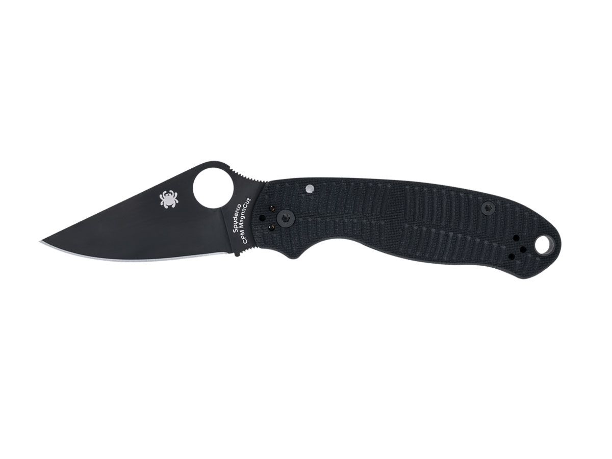Spyderco Para 3 Salt G-10 Black CPM Magnacut Plain C223GMCBKP Nóż składany