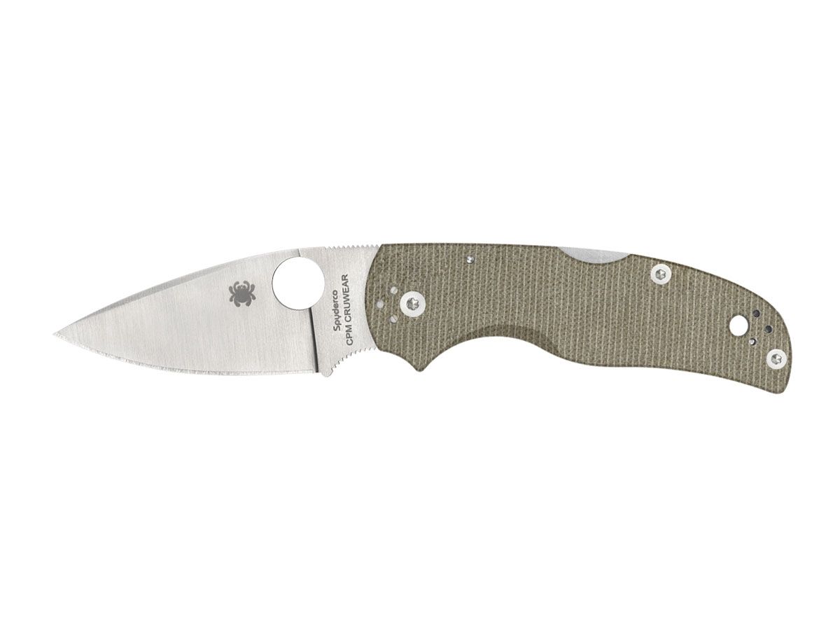 Spyderco Native 5 Brown Canvas Micarta CPM Cruwear C41MPCW5 Nóż składany