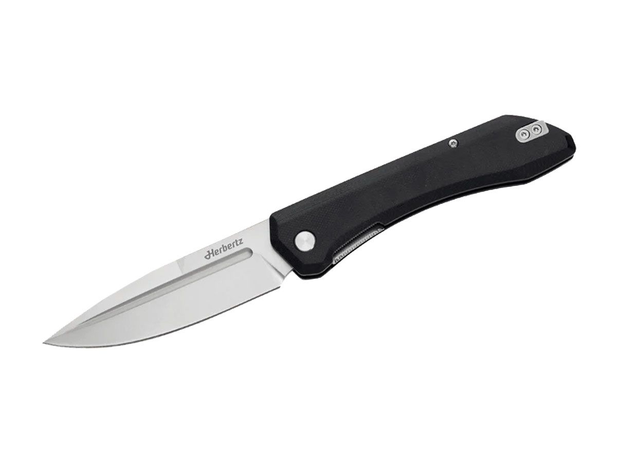 CJH Herbertz Folding Black G-10 10001083 Nóż składany stal D2 Steel 21,4 cm