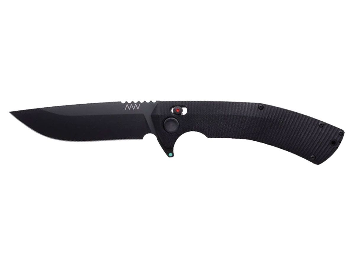 ANV Knives A400 BB DLC Sleipner G10 Black / Alock ANVA400-001 Nóż składany