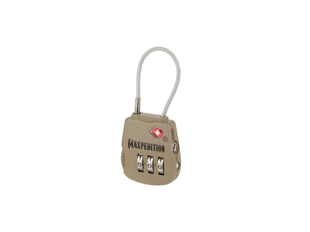 Maxpedition Tactical Luggage Lock Khaki Nóż taktyczny