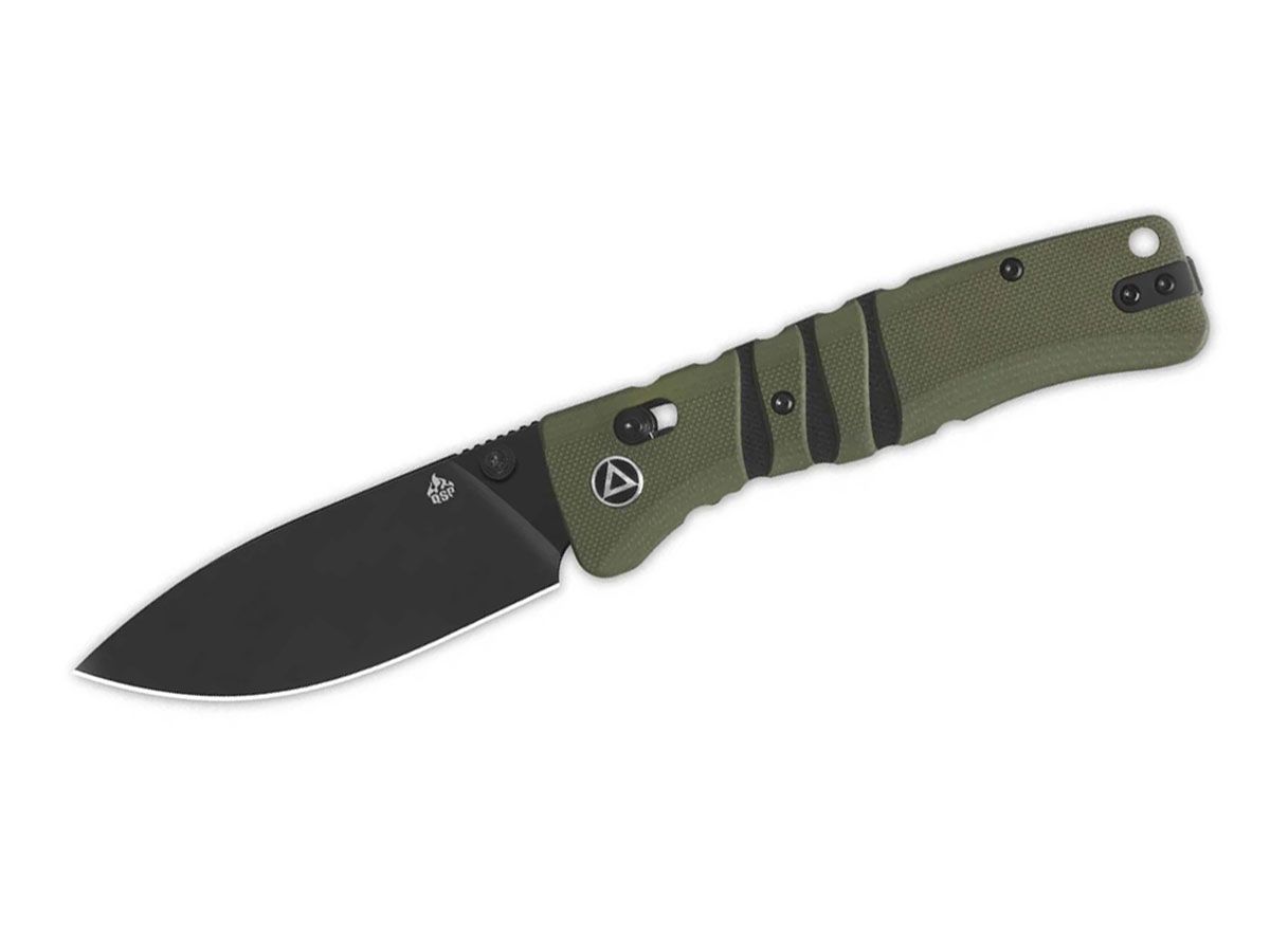 QSP Ripley G-10 Black QS160-C2 Green/Black Nóż składany 20,3 cm QSP KNIFE