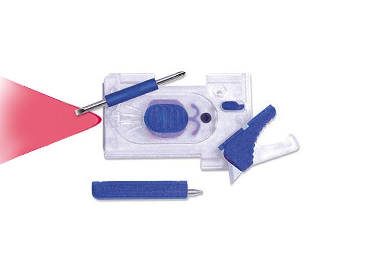 Tool Logic Ice Ultralite Blue KR1B Mini latarka