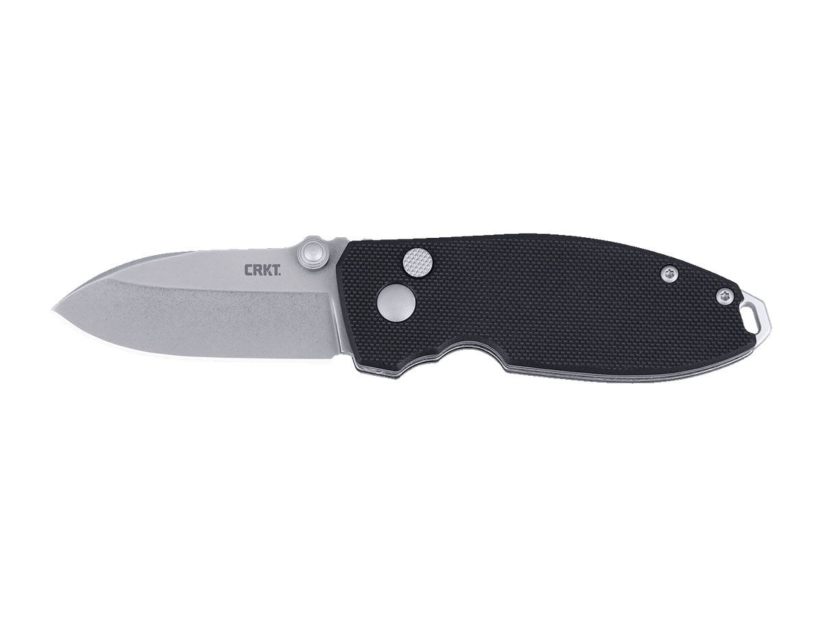 CRKT Squid Button Lock Black 2474 Nóż składany stal D2 Tool Steel 14,5 cm