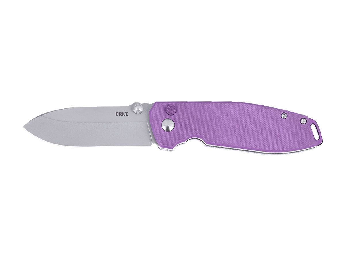 CRKT Squid XM Button Lock Violet 2495P Nóż składany 17,8 cm