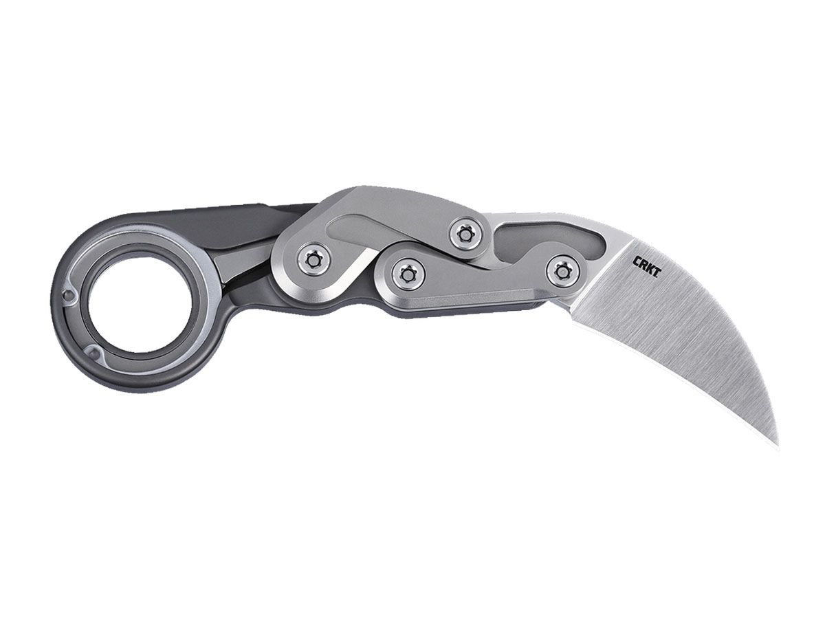 CRKT Provoke Aluminum Gray 4040G Nóż składany stal D2 Tool Steel 18,4 cm