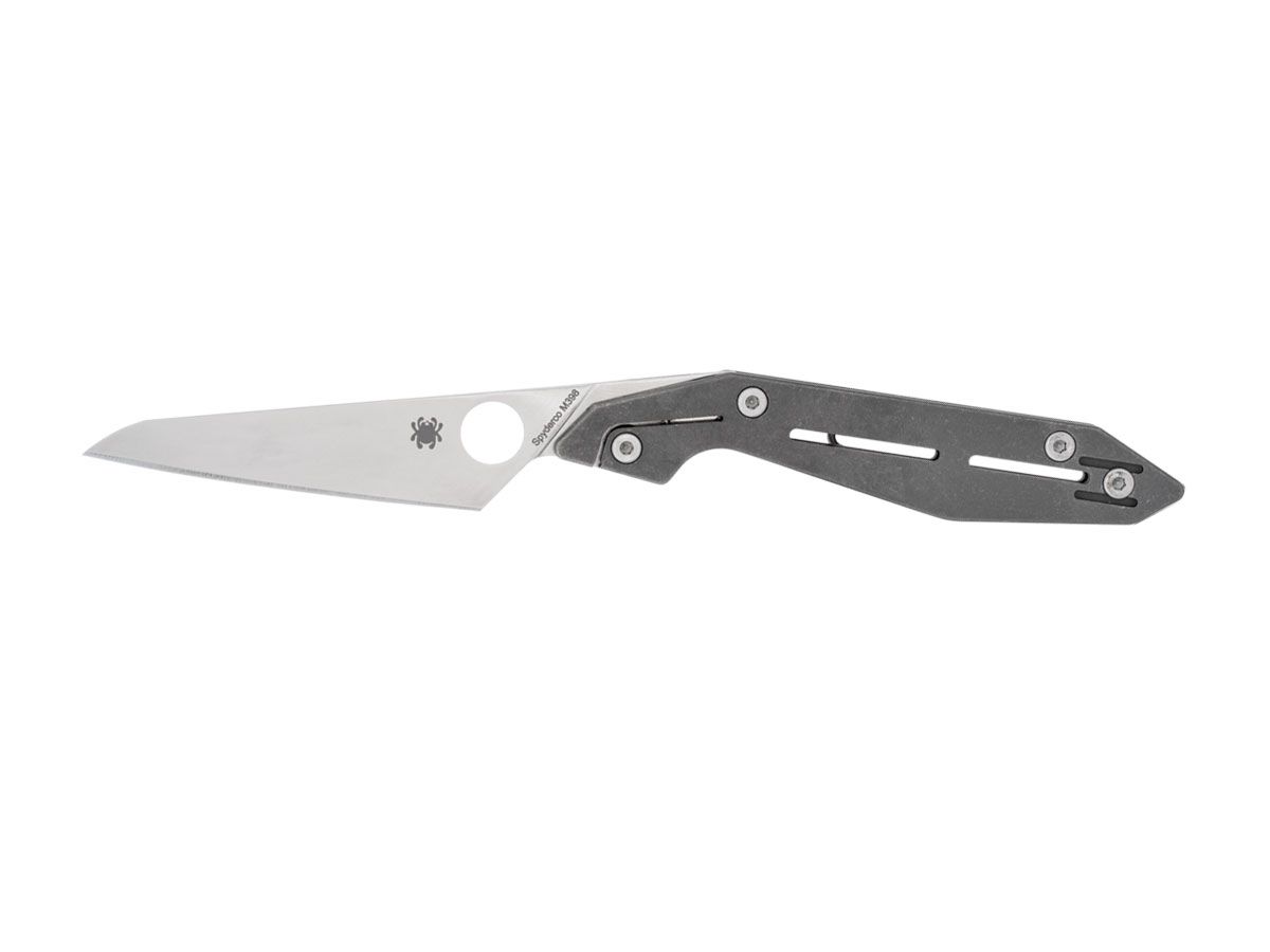 Spyderco Nand Titanium M398 Plain C270TIP Nóż składany 19 cm