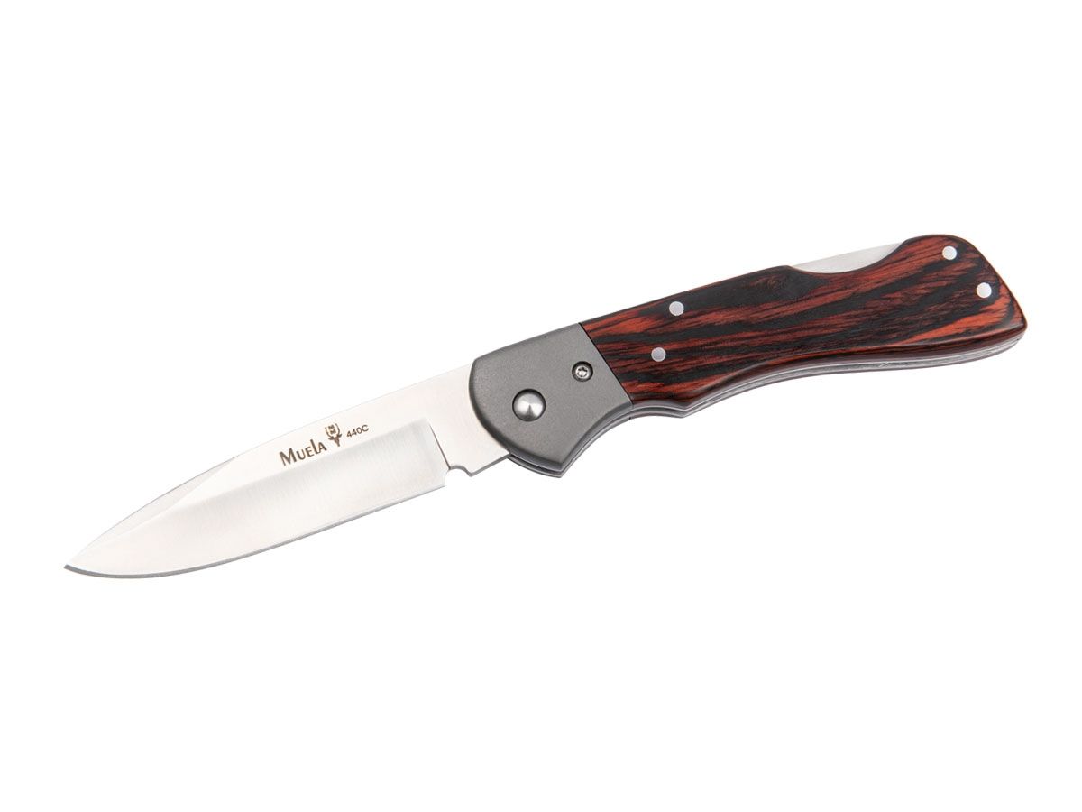 Nóż składany Muela, drewno warstwowe (Pakkawood), dł. ostrza 8.13 cm