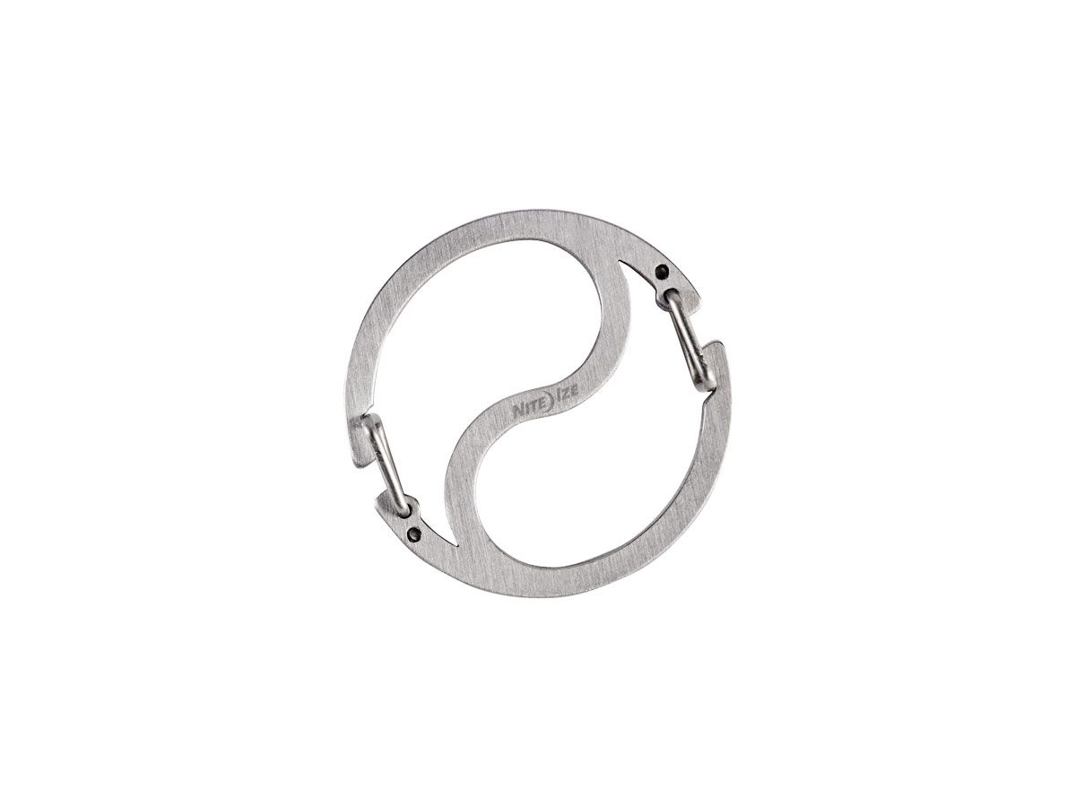 Nite Ize Medallion Yinyang Key Carabiner SS Stainless MKYY-11-R3