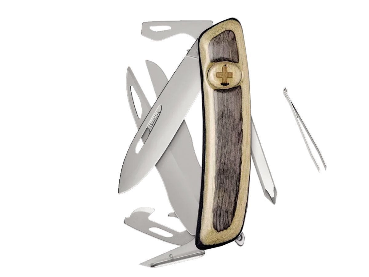 Swiza D08R AM SCISSORS Laminate White (KNR.0126.6520)