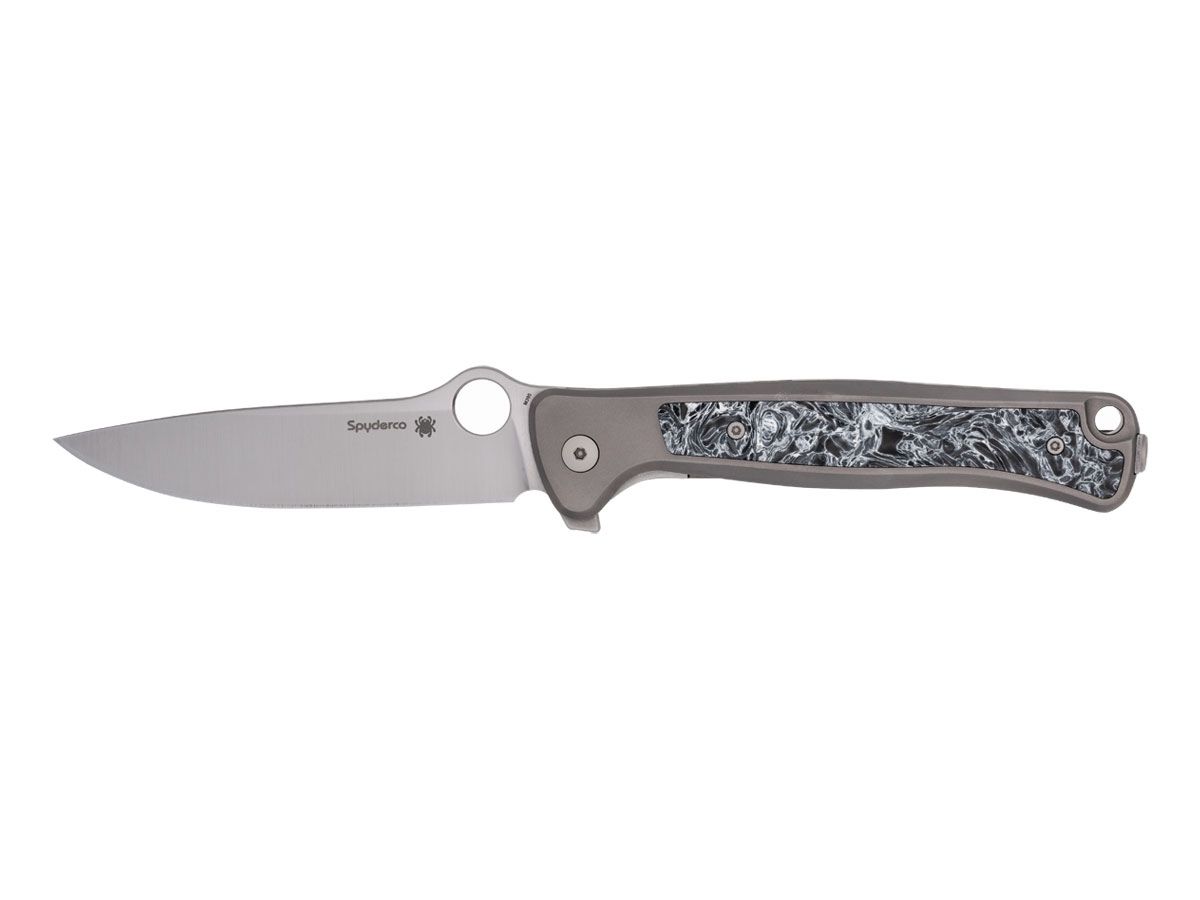 Spyderco Slym Titanium M390 Plain C271TIP Nóż składany stal M390 19,9 cm
