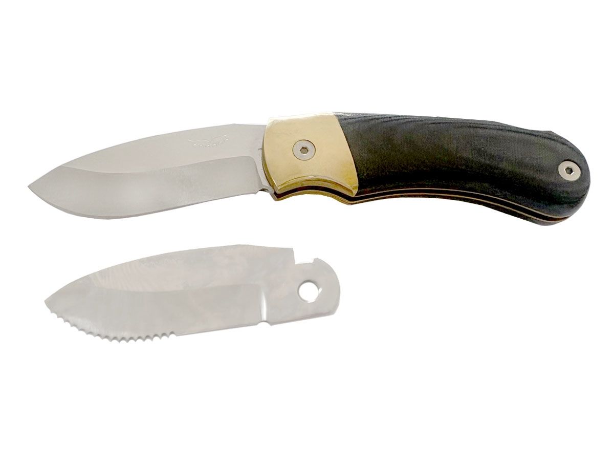 Folding 2 Interchangeable Blades Nóż składany stal nierdzewna 20 cm
