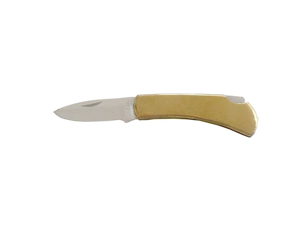 Import Folding Brass Handle Nóż składany stal nierdzewna 10 cm