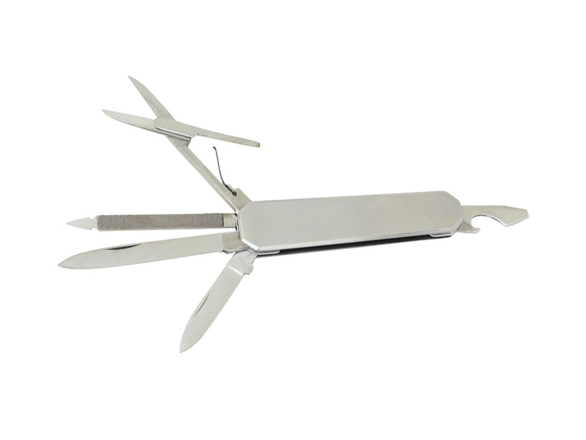CEM Folding Steel Handle 5 Tools 404 Nóż składany stal nierdzewna 16 cm