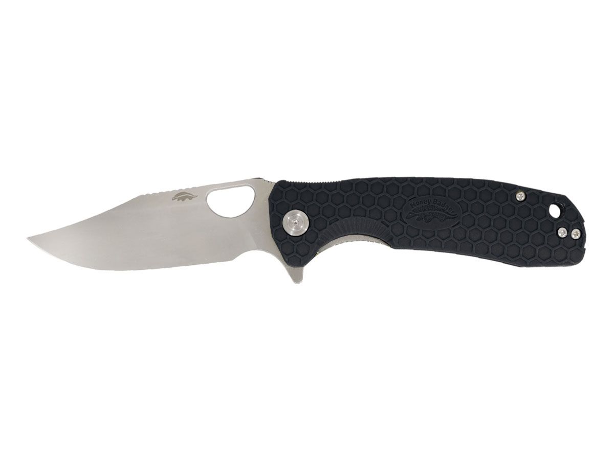 Honey Badger HB4063 Clip Point Large Black Nóż składany stal 8Cr13MoV 21 cm