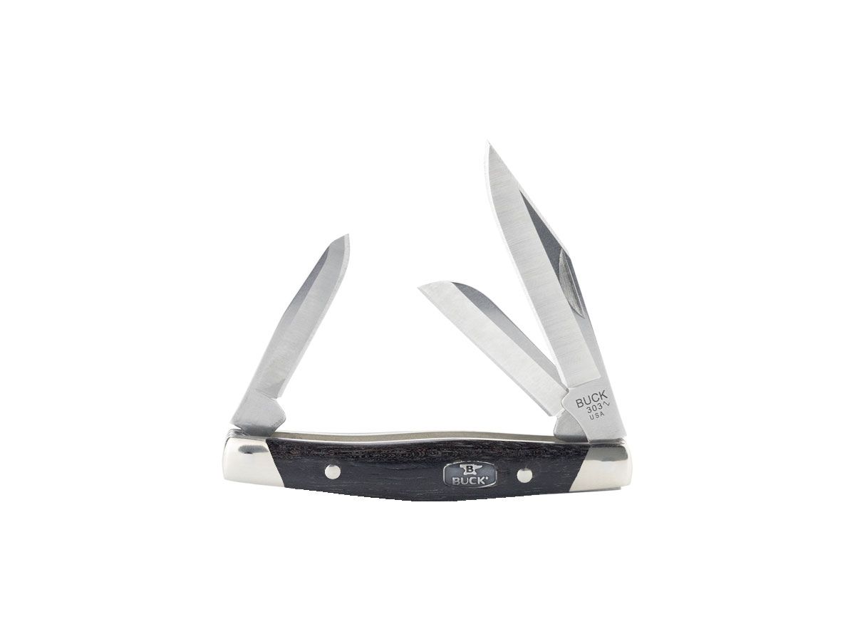 Buck Cadet Ebony HDL-NS-420HC 303BRS2-B Nóż składany stal 420HC 14,5 cm