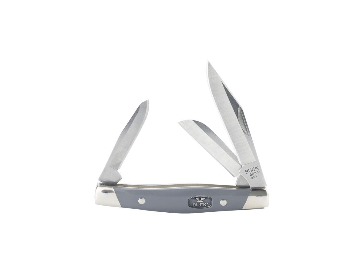 Buck Cadet Gray Acetal Copolymer 420HC 303GYS2-B Nóż składany stal 420HC