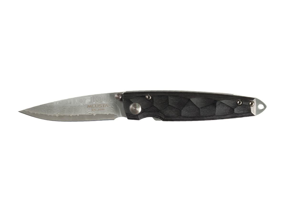Mcusta Shinra Emotion Tsuchi Black Pakkawood/Damascus MC-79DP Scyzoryk