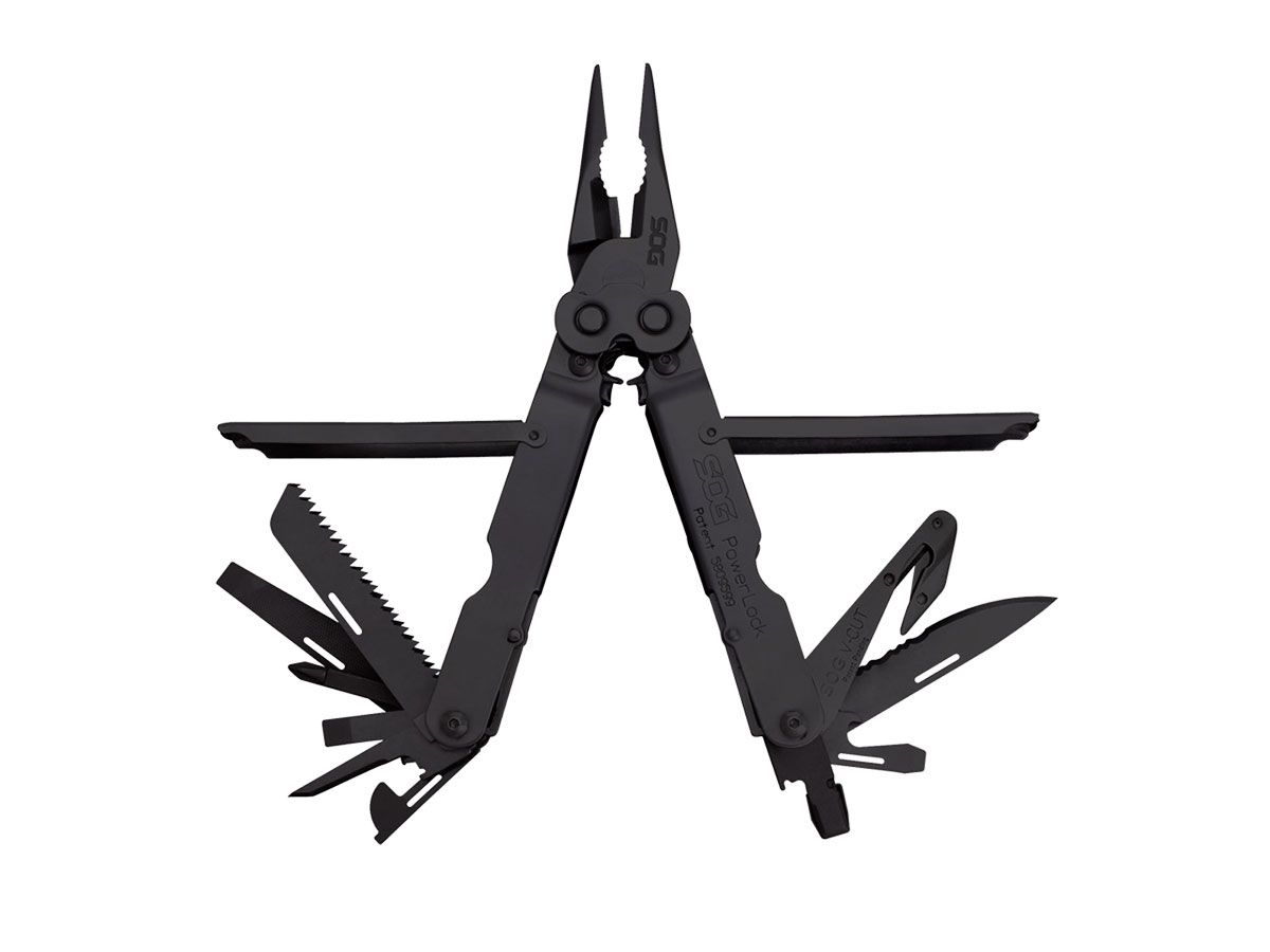 SOG Powerlock W/V Cutter Black B63N-CP Nóż składany stal 420 nierdzewna