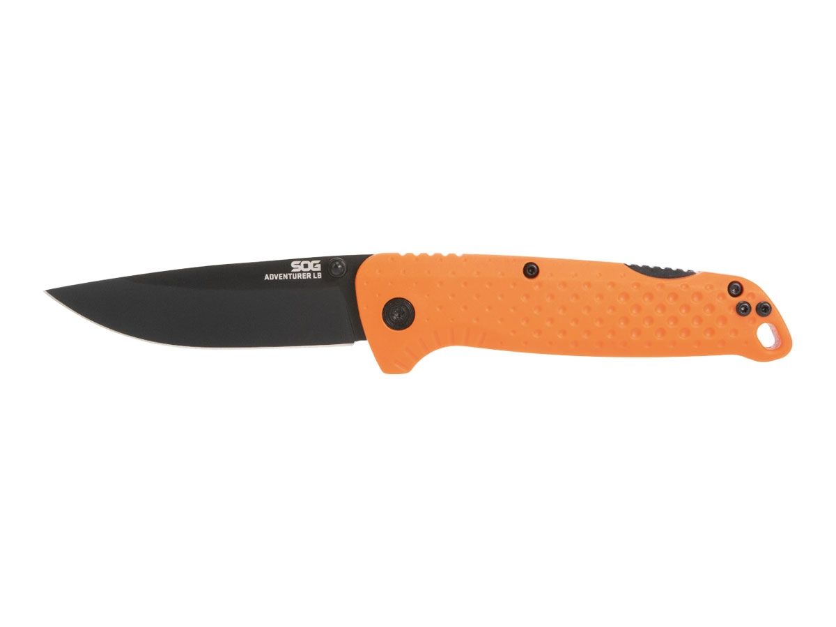 SOG Adventurer LB Orange + Black 13-11-02-43 Nóż składany 19 cm