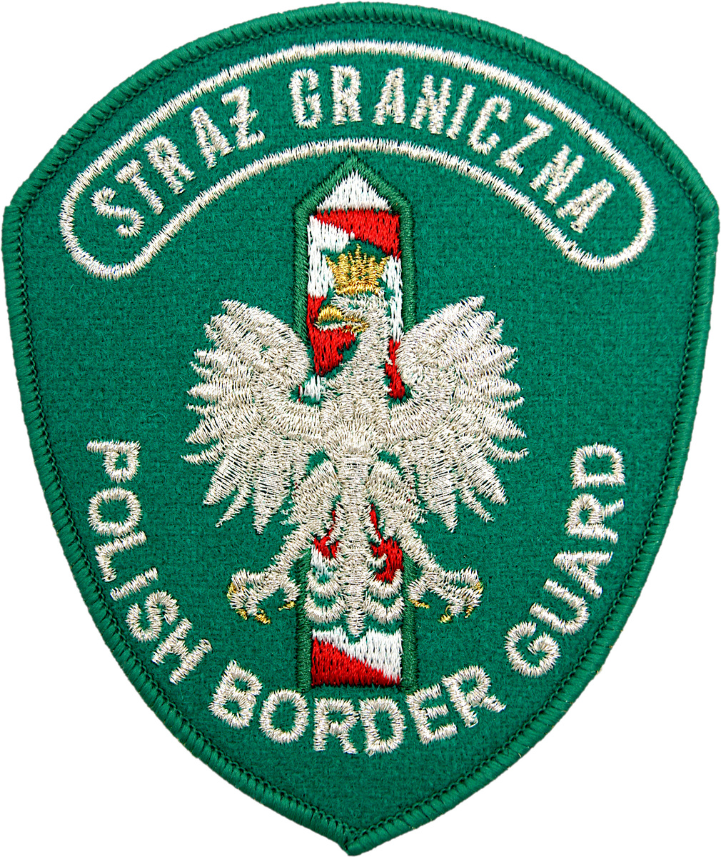 Emblemat naramienny Straży Granicznej - wyjściowy SORTMUND