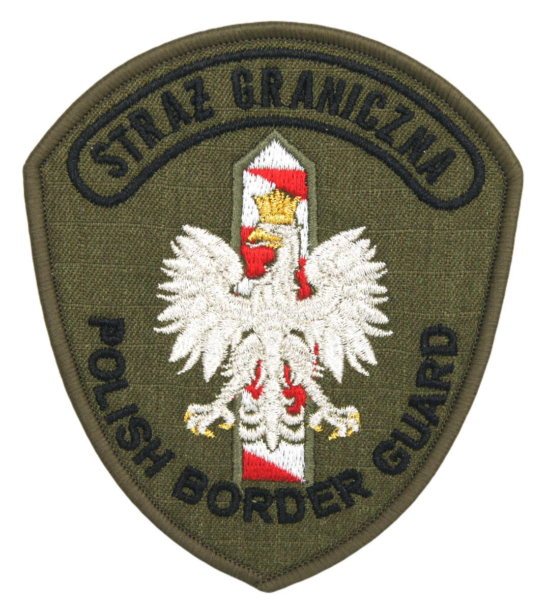 Emblemat naramienny Straży Granicznej - służbowy SORTMUND