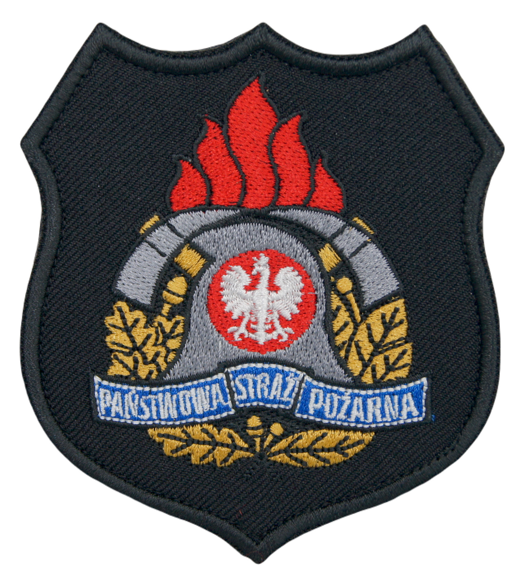 Emblemat naramienny - Państwowa Straż Pożarna SORTMUND