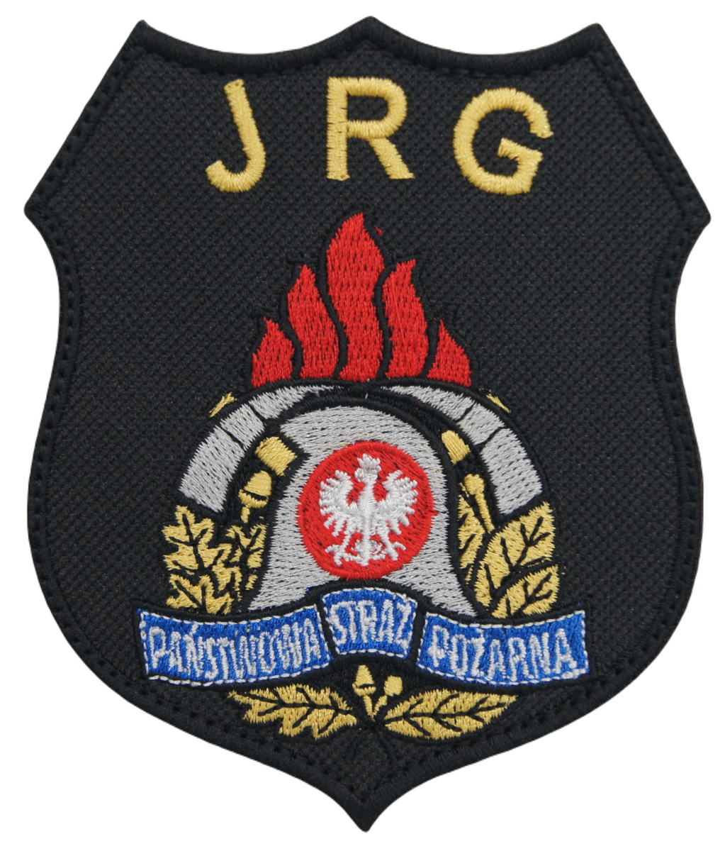 Emblemat naramienny - JRG Państwowa Straż Pożarna SORTMUND