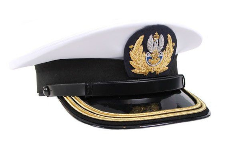 Czapka garnizonowa Marynarki Wojennej - oficer starszy SORTMUND
