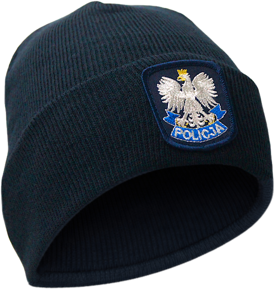 Czapka zimowa Policji - akrylowa SORTMUND