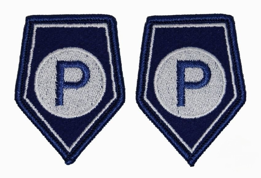 Patki Policji (korpusówki) - służba prewencji SORTMUND