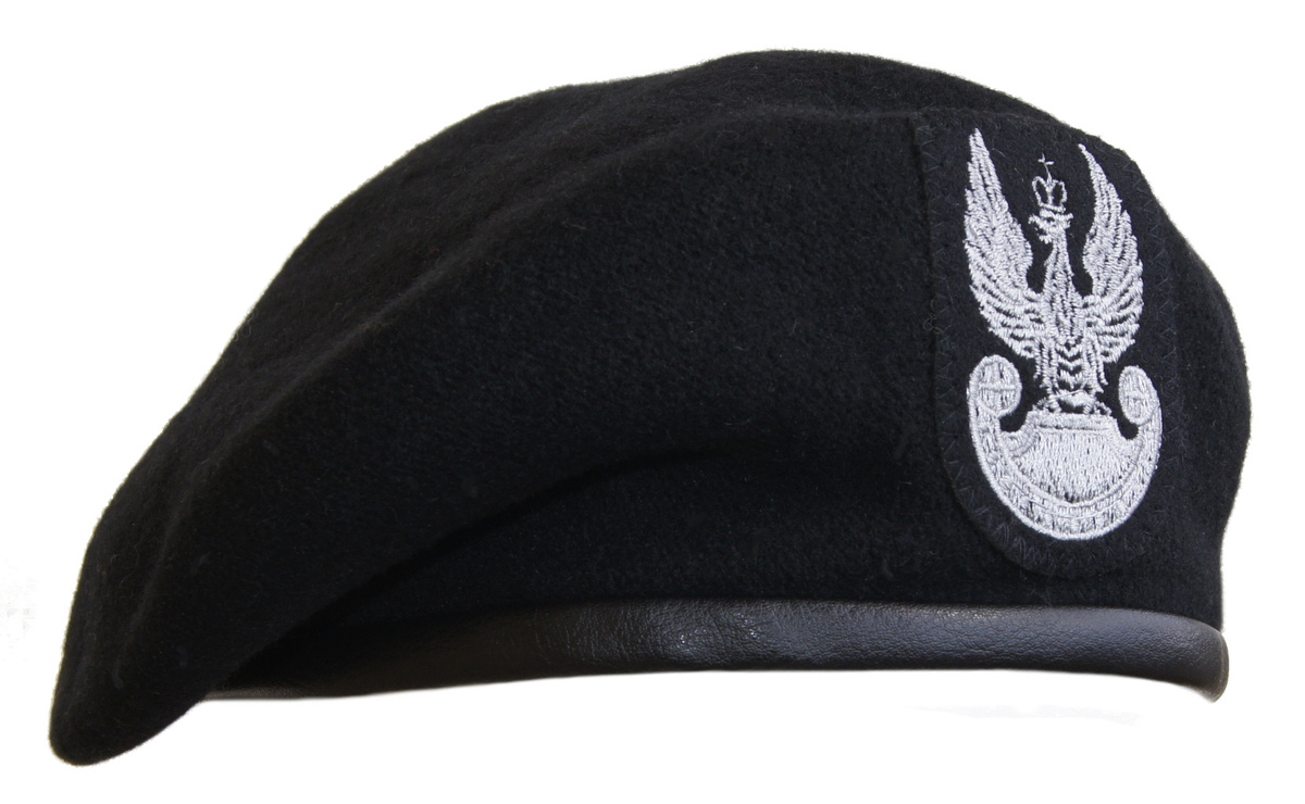 Beret WP (tłoczony) - czarny SORTMUND