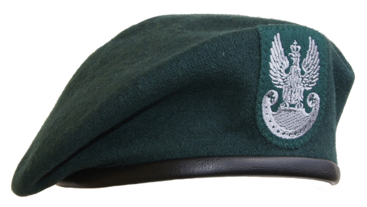Beret WP (tłoczony) - zielony SORTMUND