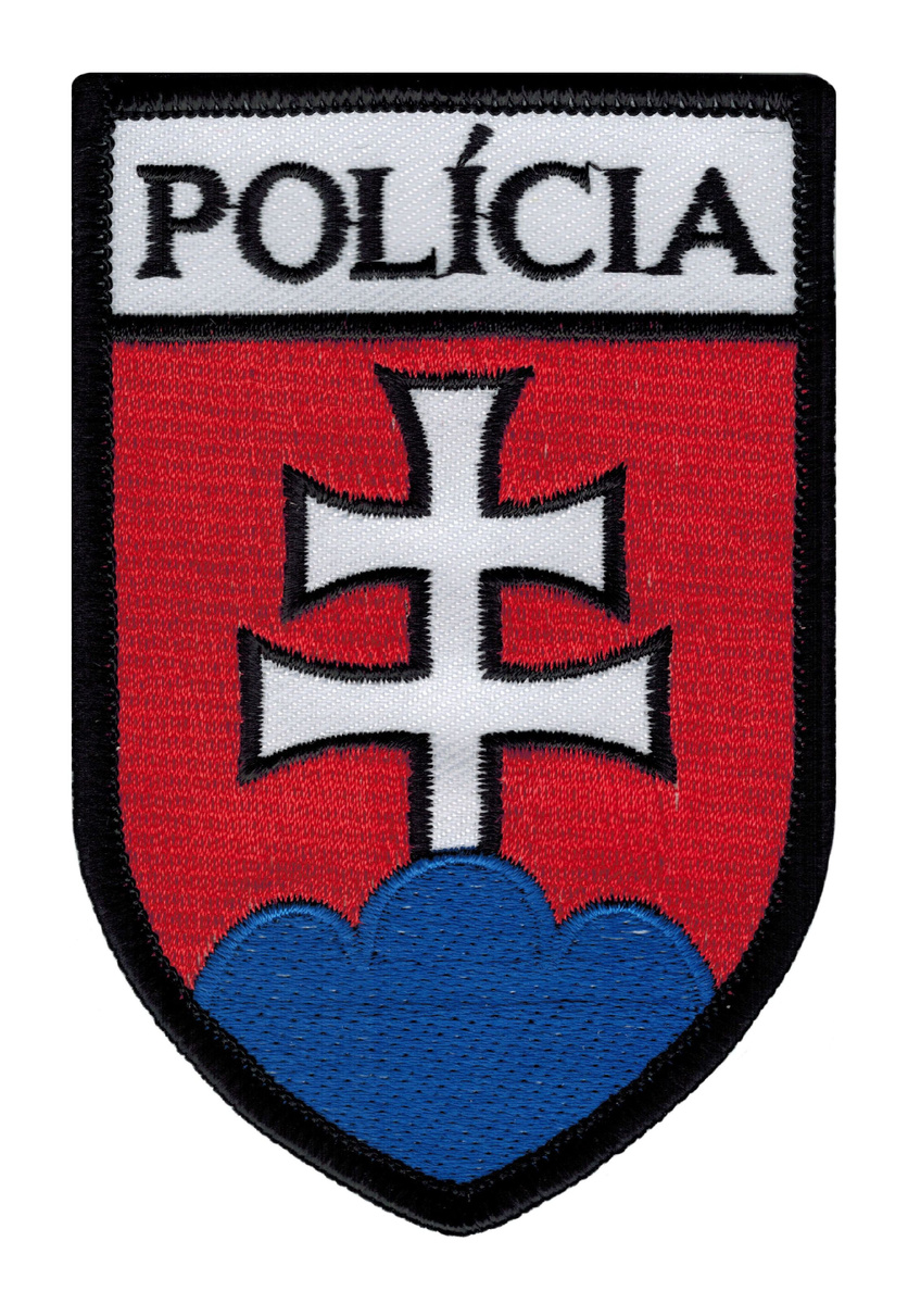 Naramienny znak słowackiej policji SORTMUND