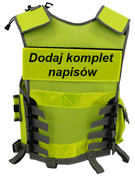 Kamizelka taktyczna, fluorescencyjna - bez napisów