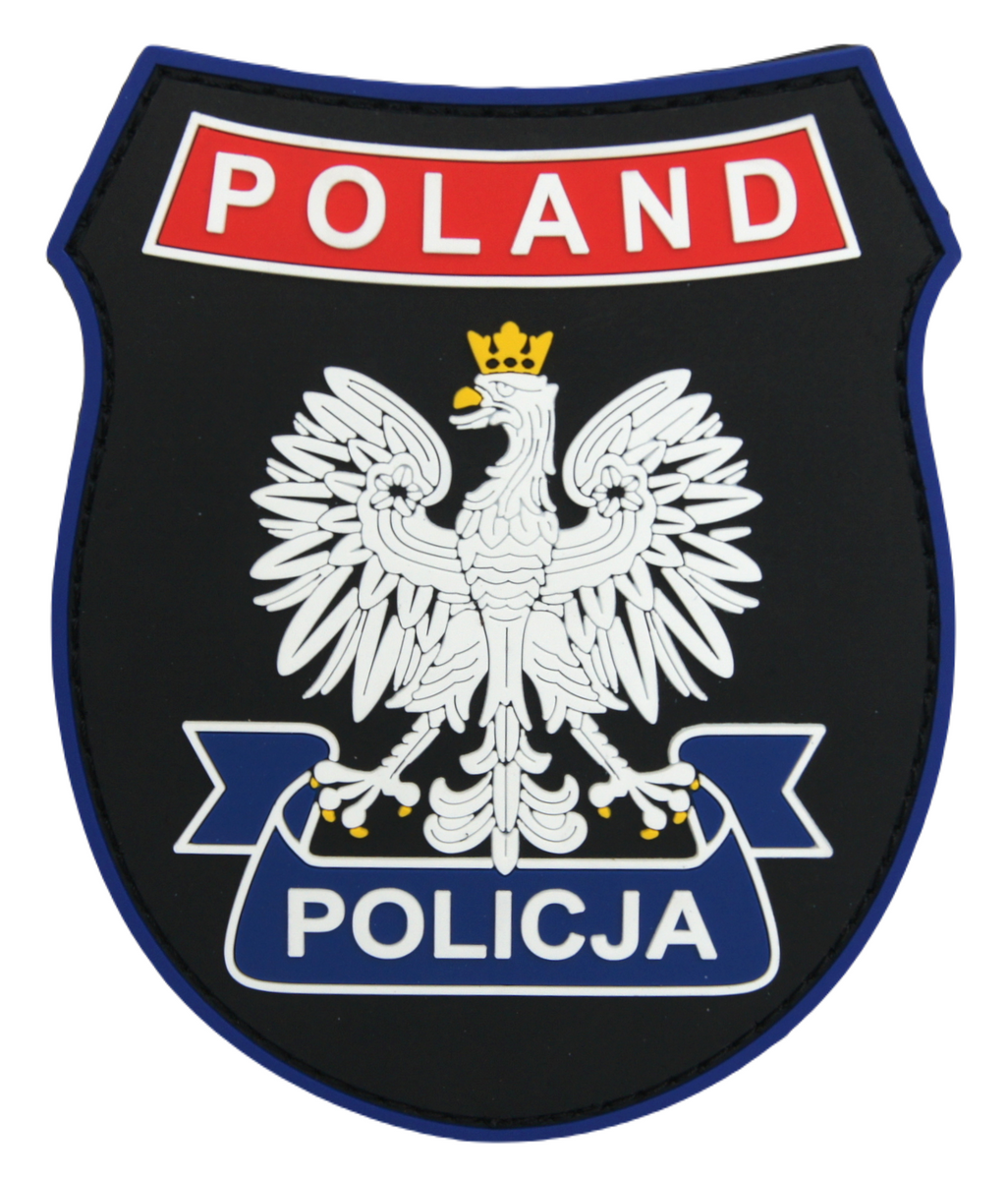 Emblemat Policji PVC 3D Poland - Policja SORTMUND