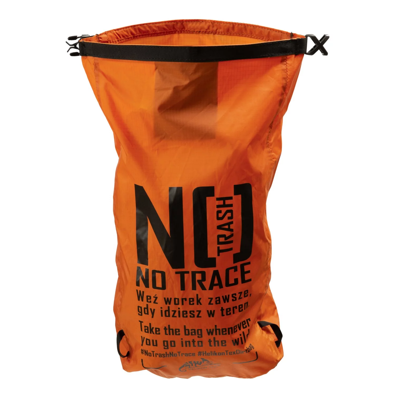 Worek HELIKON na śmieci Dirt Bag - Nylon - Orange/Black A - One Size (AC-DTB-NL-2401A) HELIKON-TEX - widok 5
