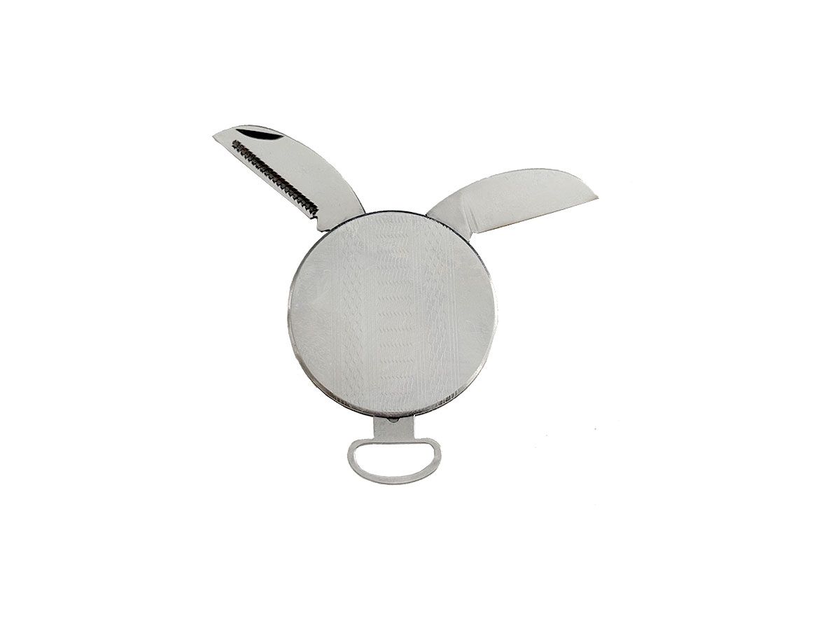 Pendant 2 Blades Stainless Steel Scyzoryk stal nierdzewna